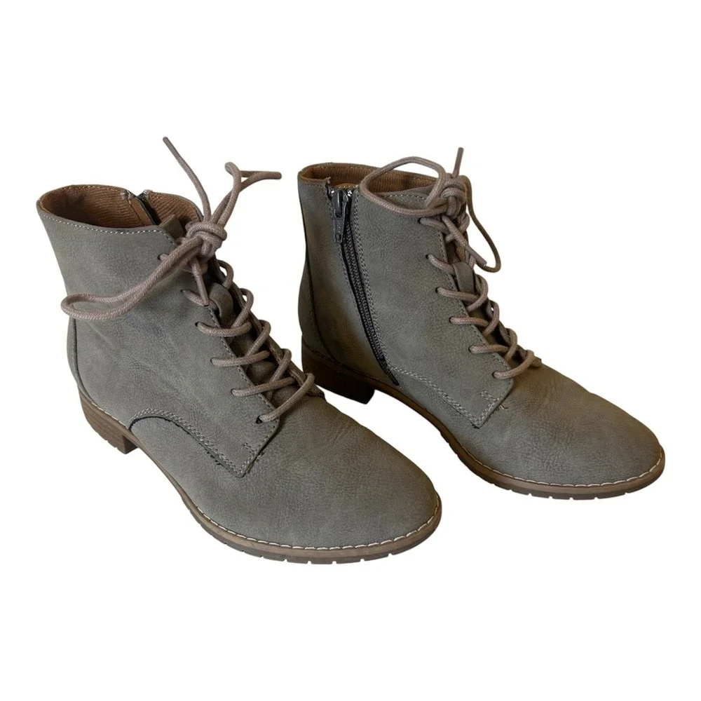 Eurosoft Winterbury Side Zip Womens Bootie‎ Size 6M Neutral Outdoor Nature